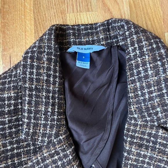 Oversized Plaid Soft-Brushed Tweed Blazer for Women - Picture 2 of 6